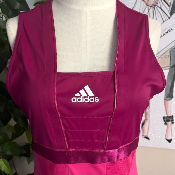 Adidas Womens Vintage Y2K Stretch ClimaCool Adilibria Tennis Dress Size Medium - Picture 4 of 10